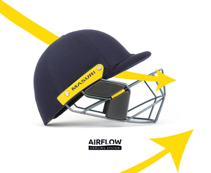 Masuri TLine Steel Junior Cricket Helmet with Neck Guard New 2026