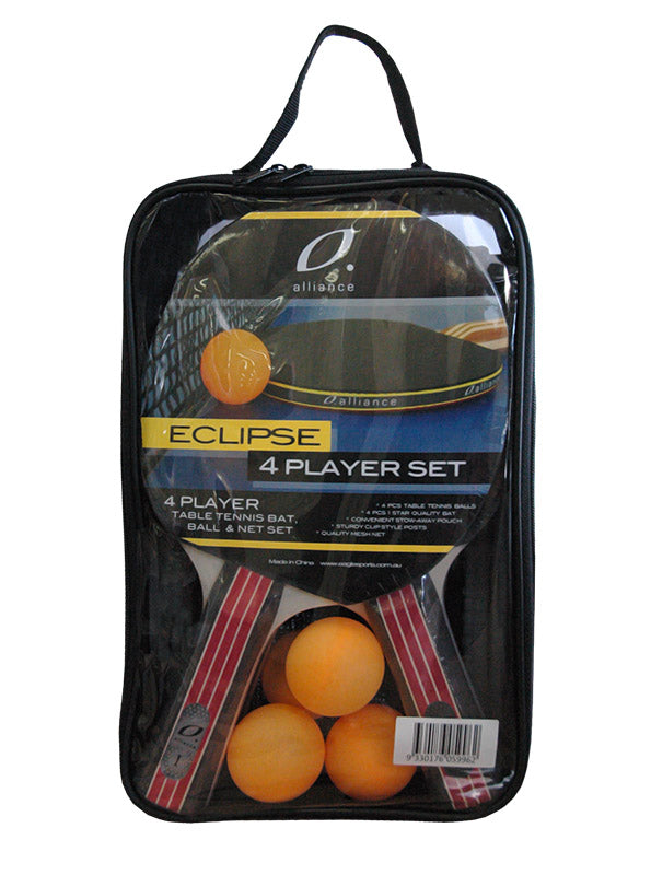 ALLIANCE 4 PLAYER ECLIPSE Table Tennis Set