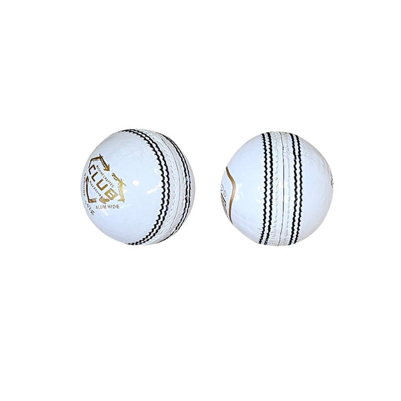 GA Club (4-Piece) Junior 142 grams Cricket Ball (White or Red)