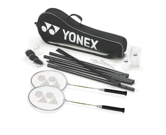Yonex 2 Player Badminton Set (2 Racquets, 2 Shuttles, Net, Posts)