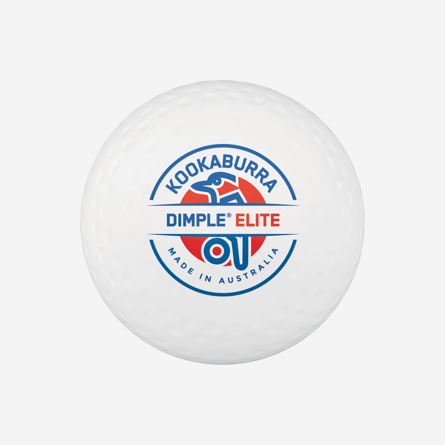 KOOKABURRA DIMPLE ELITE MK11 HOCKEY BALL WHITE