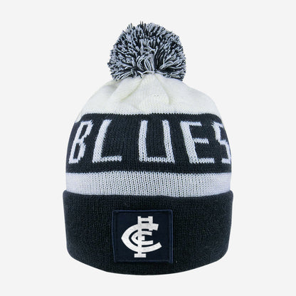 CARLTON BLUES AFL BAR BEANIE