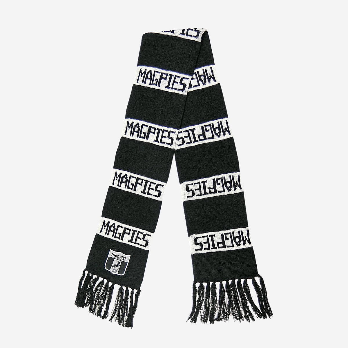 COLLINGWOOD MAGPIES AFL HERITAGE BAR SCARF