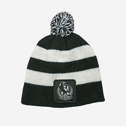 COLLINGWOOD MAGPIES AFL INFANT BEANIE