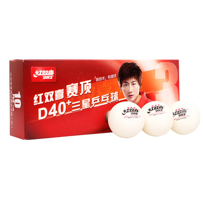 DHS 3 STAR D40+ TABLE TENNIS BALLS Box of 10