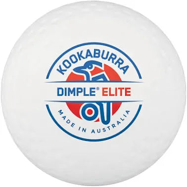 KOOKABURRA DIMPLE ELITE MK11 HOCKEY BALL WHITE