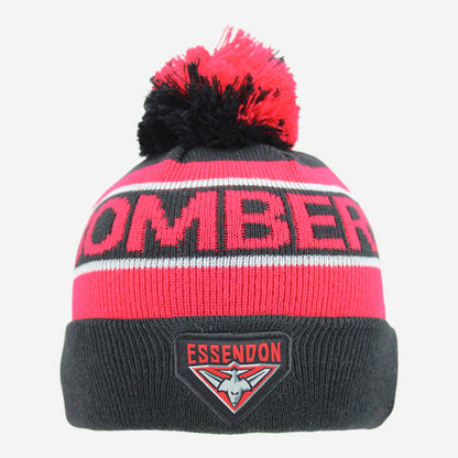 ESSENDON BOMBERS YOUTH BEANIE