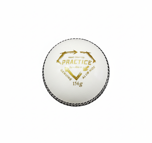 GA Practice leather ball white
