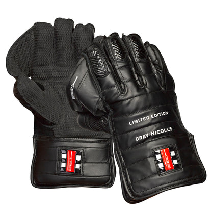 Gray Nicolls Limited Edition Black Wicket Keeping Gloves