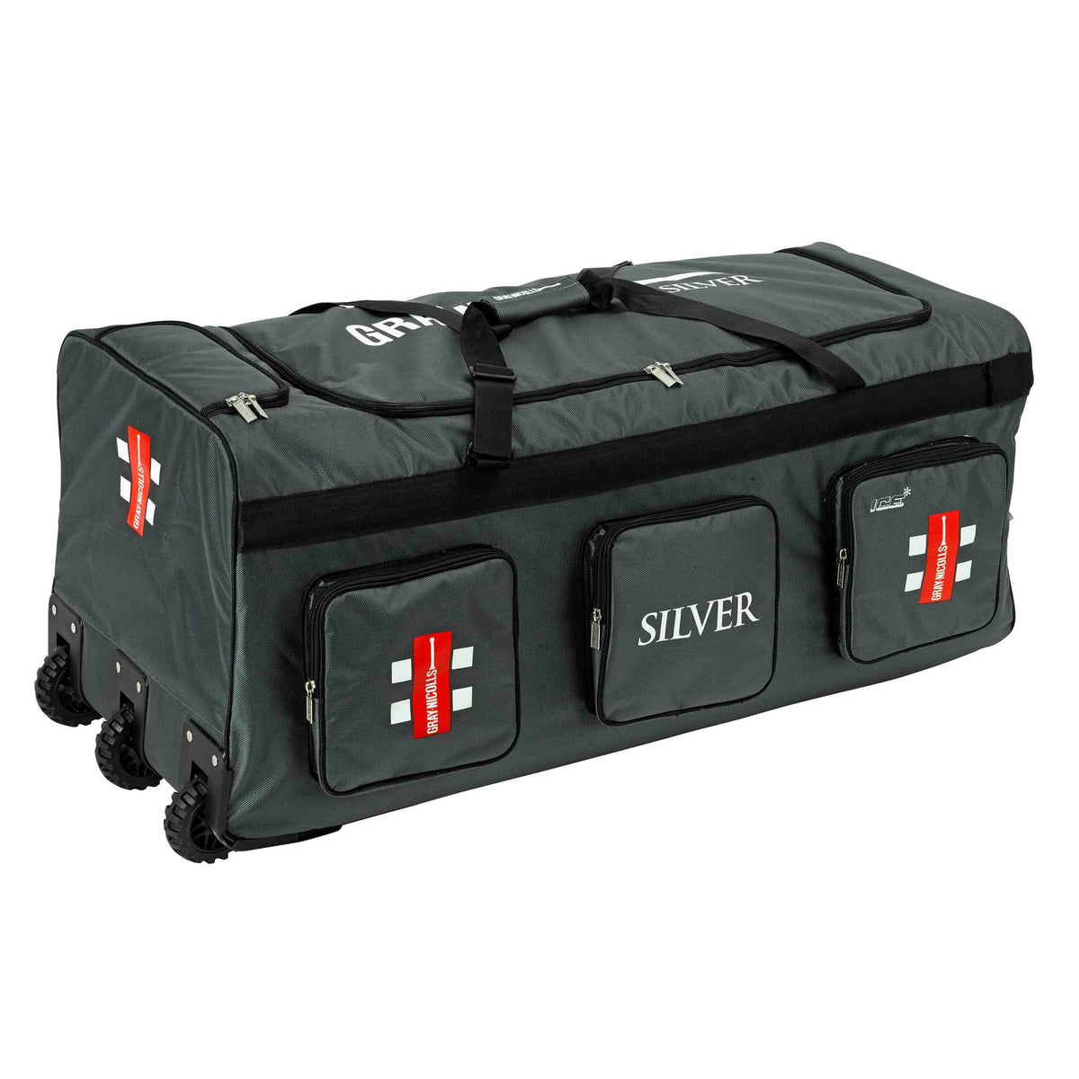 Gray Nicolls Silver Cricket Wheelie Bag