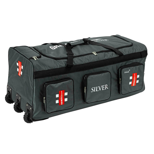 Gray Nicolls Silver Cricket Wheelie Bag