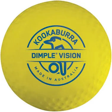 KOOKABURRA DIMPLE VISION HOCKEY BALL YELLOW