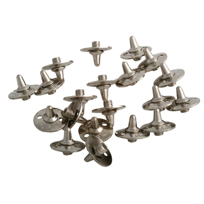 Kookaburra Metal Cricket Spikes (14) with Spanner