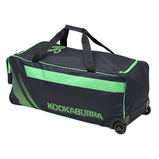 Kookaburra Pro 2.0 Wheelie Cricket Bag Black/Lime