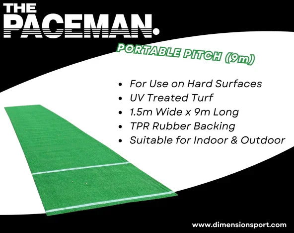 Paceman Portable Cricket Pitch (9m) FREE DELIVERY
