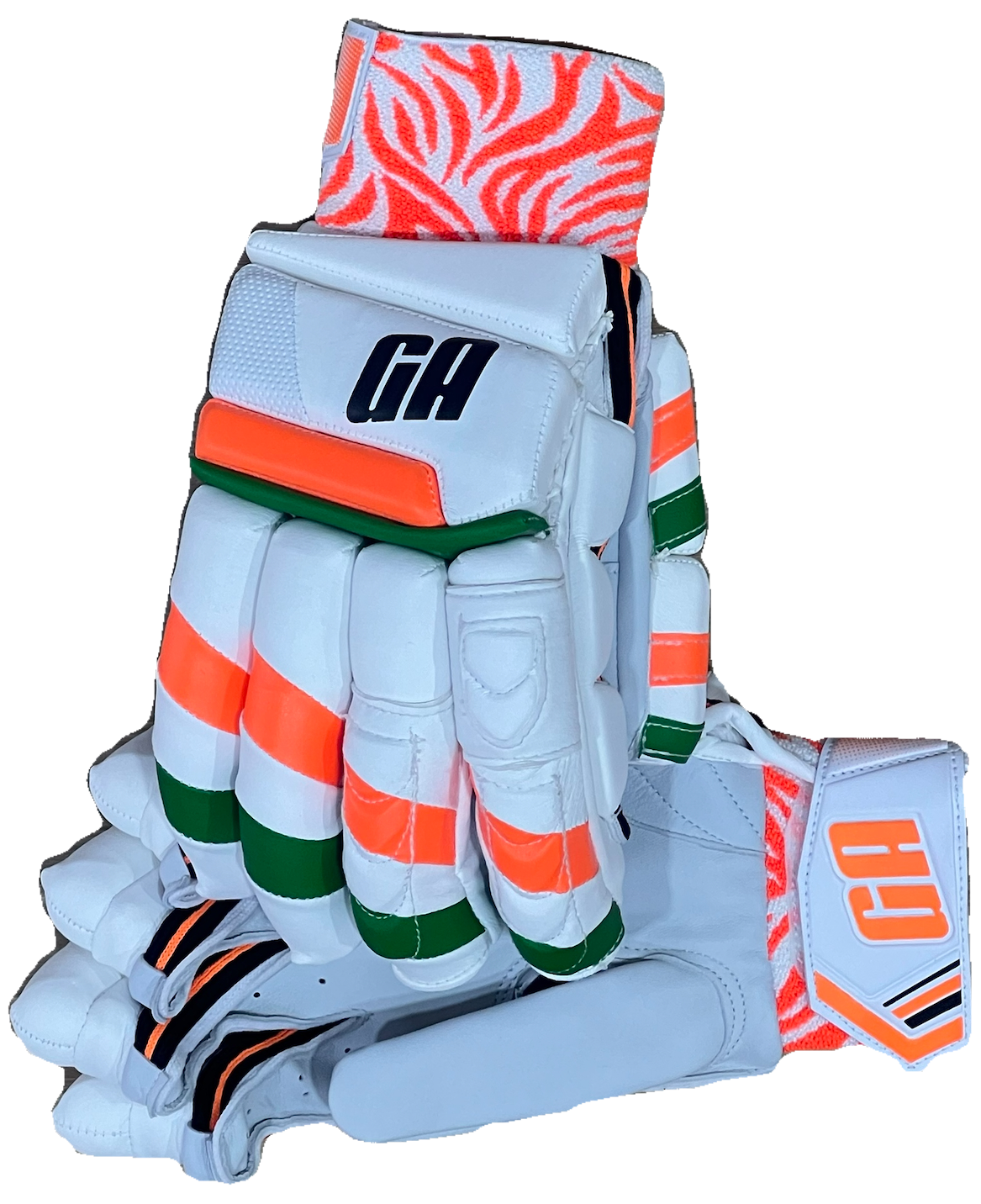 GA Savage Tri Color Cricket Batting Gloves