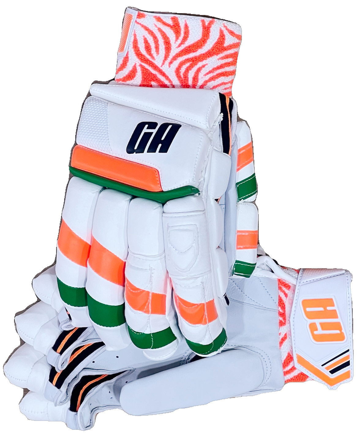 GA Savage Tri Color Cricket Batting Gloves