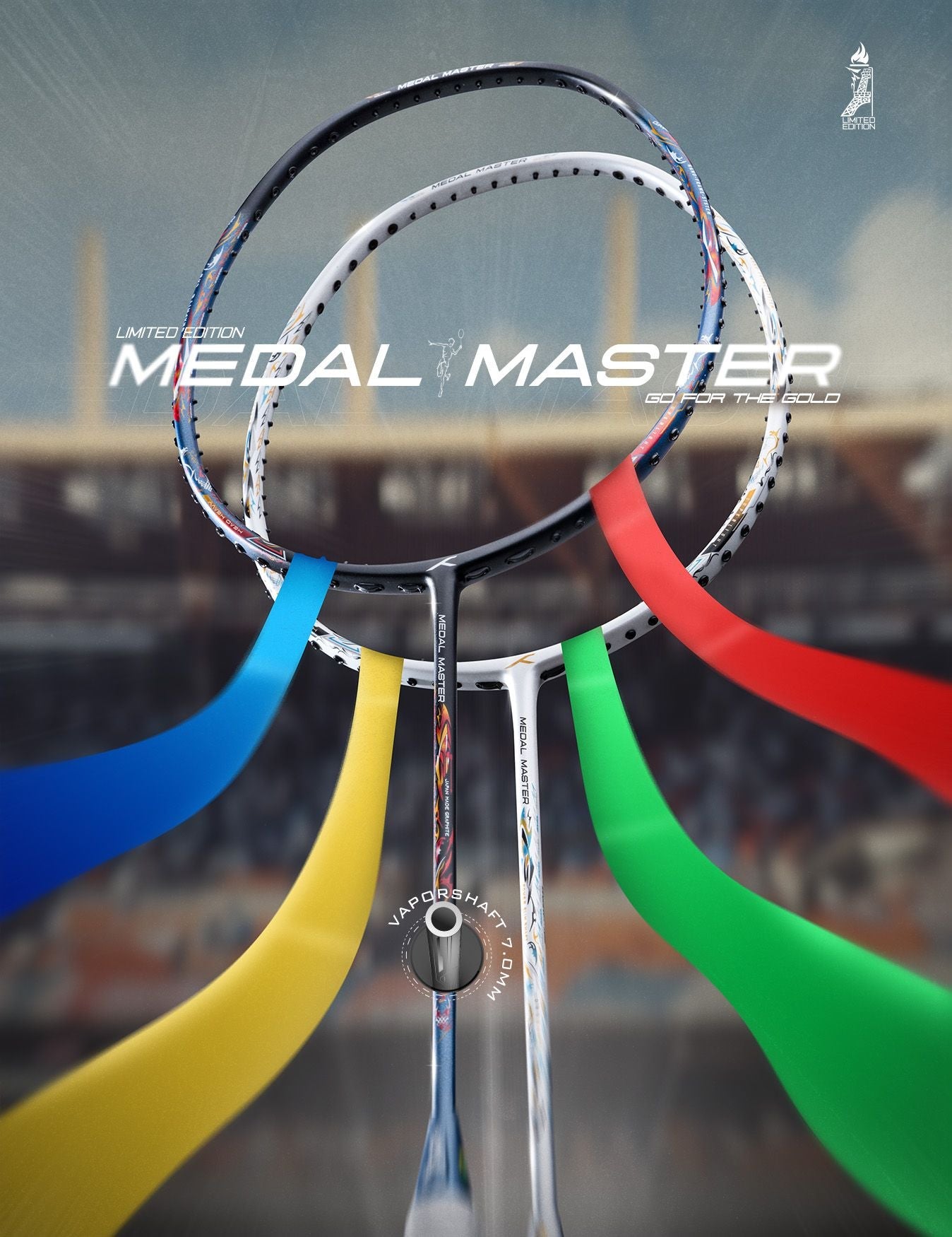 Medal Master Badminton Racquet Strung