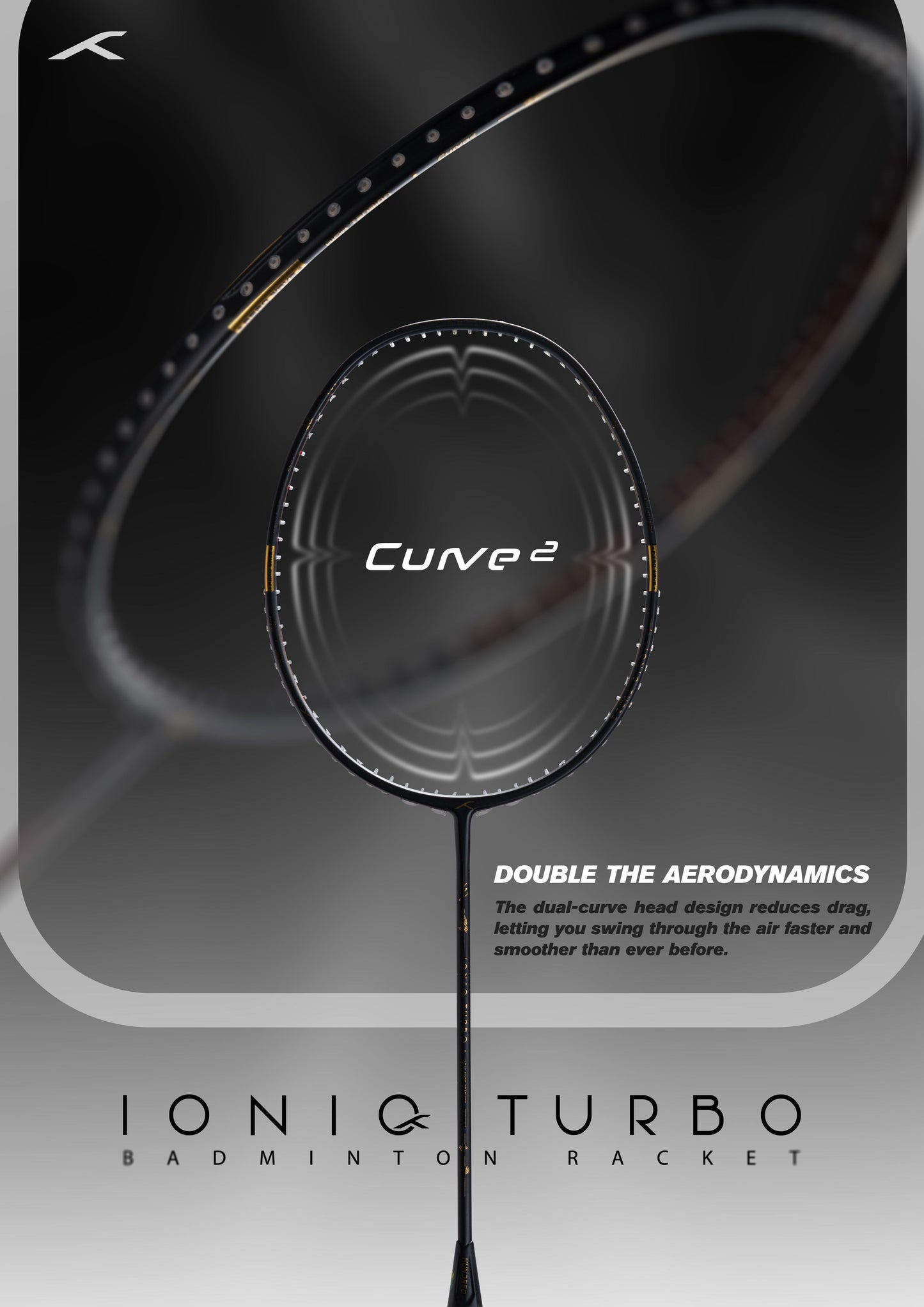 Ioniq Turbo - 5U Badminton Racquet Strung