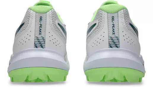 Asics Gel Peake 3 Cricket Rubber Shoe New 2026 White/Dark Teal