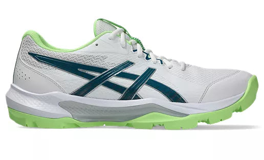 Asics Gel Peake 3 Cricket Rubber Shoe New 2026 White/Dark Teal