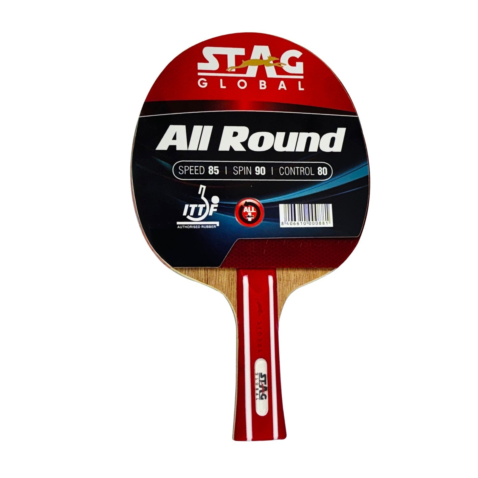 Stag All Round Table Tennis Racket 174g Lightweight Paddle for Control ...
