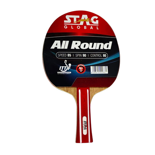 Stag All Round Table Tennis Racket 174g Lightweight Paddle for Control & Spin