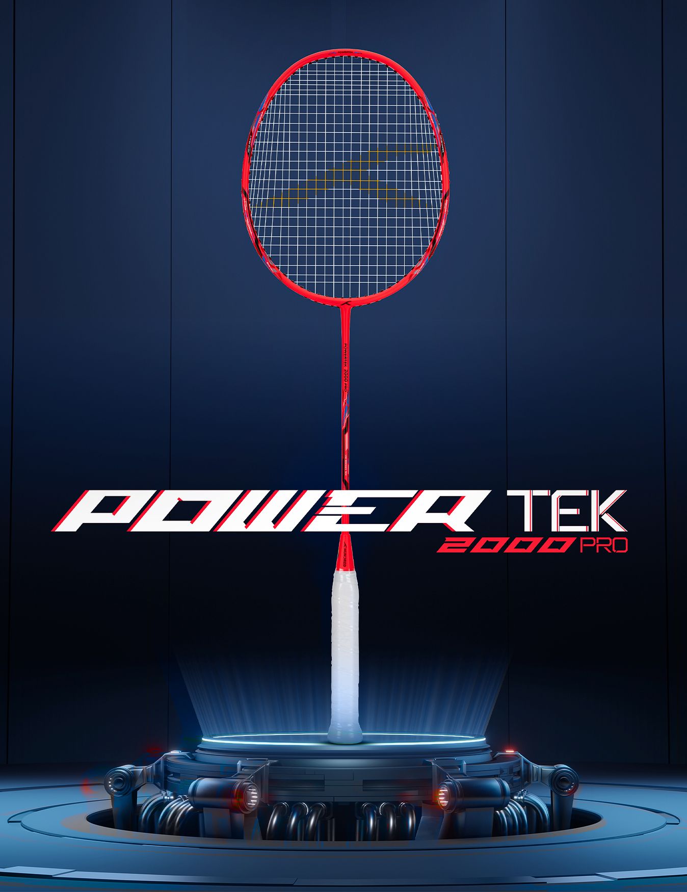 Powertek 2000 Pro Badminton Racquet Strung