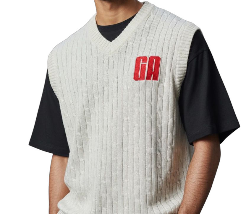 GA Sleeveless Cricket Sweater