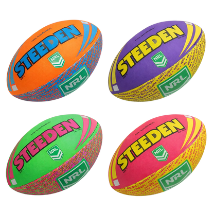 Steeden NRL Neon Supporter Ball Size 5
