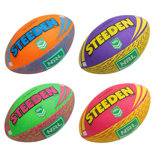 Steeden NRL Neon Supporter Ball Size 5