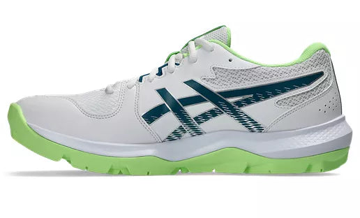 Asics Gel Peake 3 Cricket Rubber Shoe New 2026 White/Dark Teal