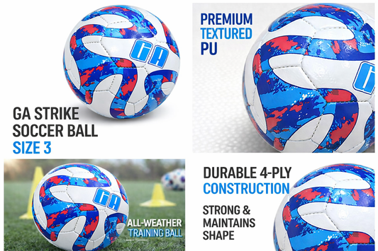 GA Strike Soccer Ball Size 3