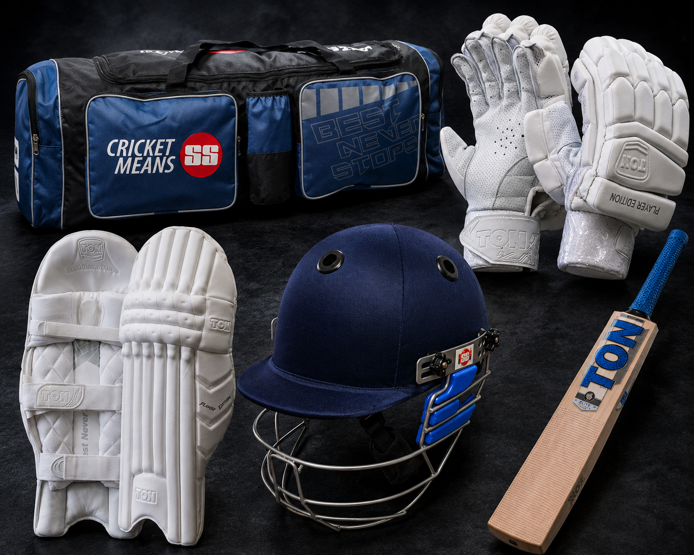 SS/TON Players Cricket Kit
