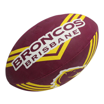 Steeden NRL Supporter Ball Brisbane Broncos 11 Inch