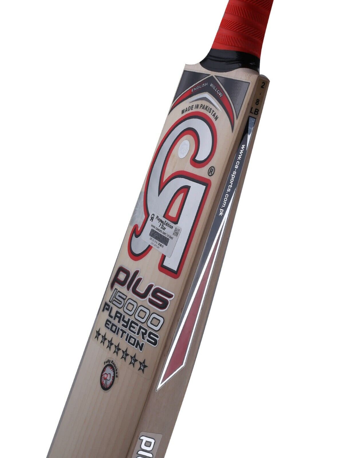 CA Plus 15000 Player Edition 7 Star Short Handle English Willow Cricket bat