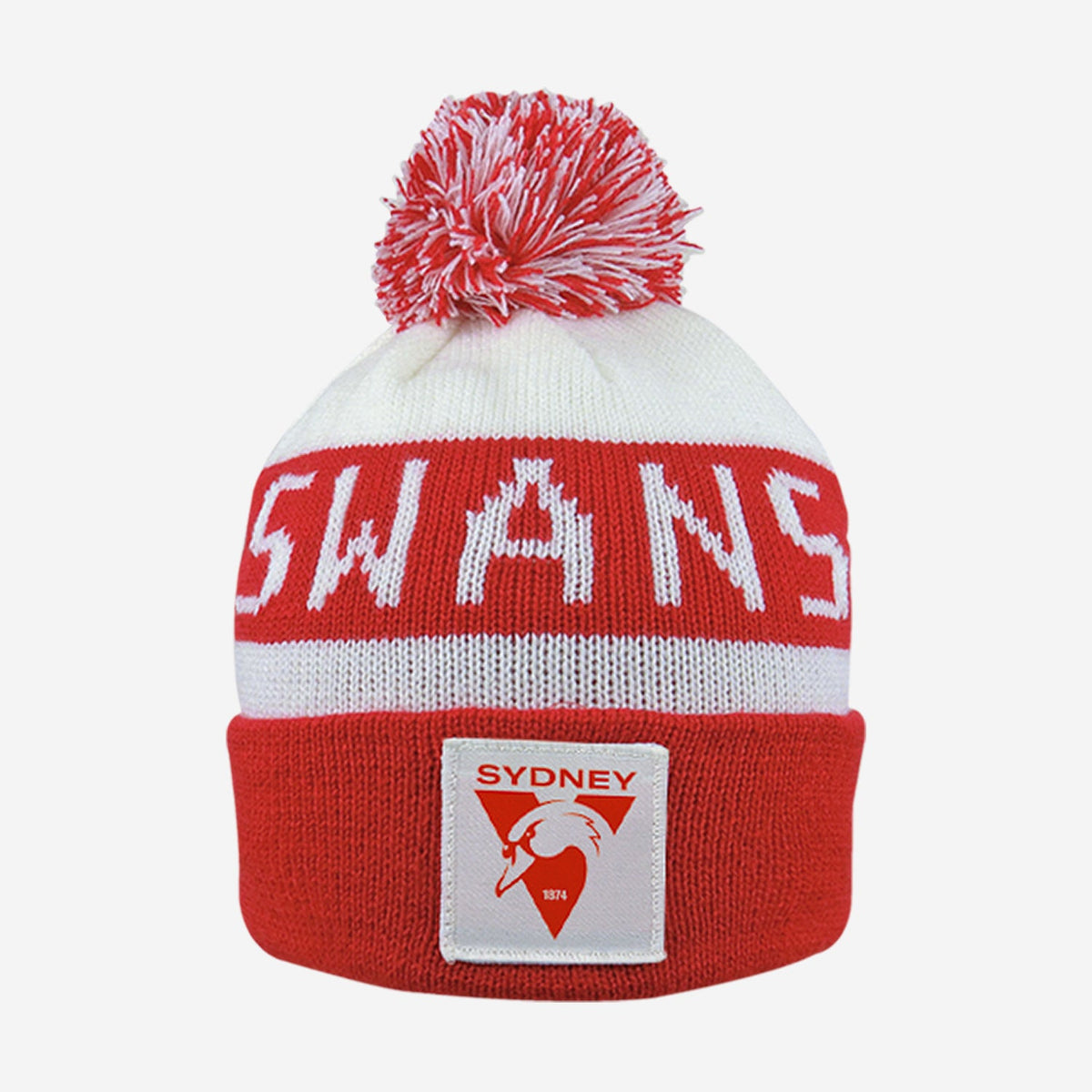 SYDNEY SWANS AFL BAR BEANIE