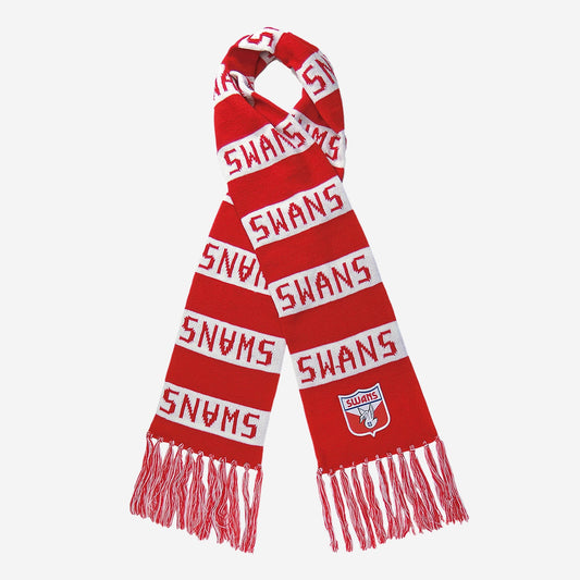 SYDNEY SWANS AFL HERITAGE BAR SCARF