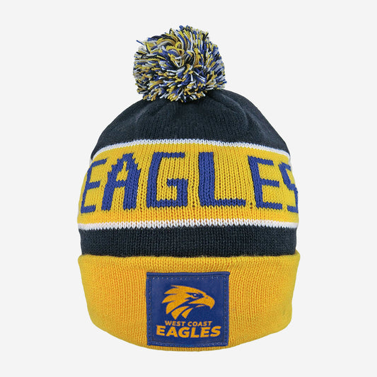 WEST COAST EAGLES AFL BAR BEANIE