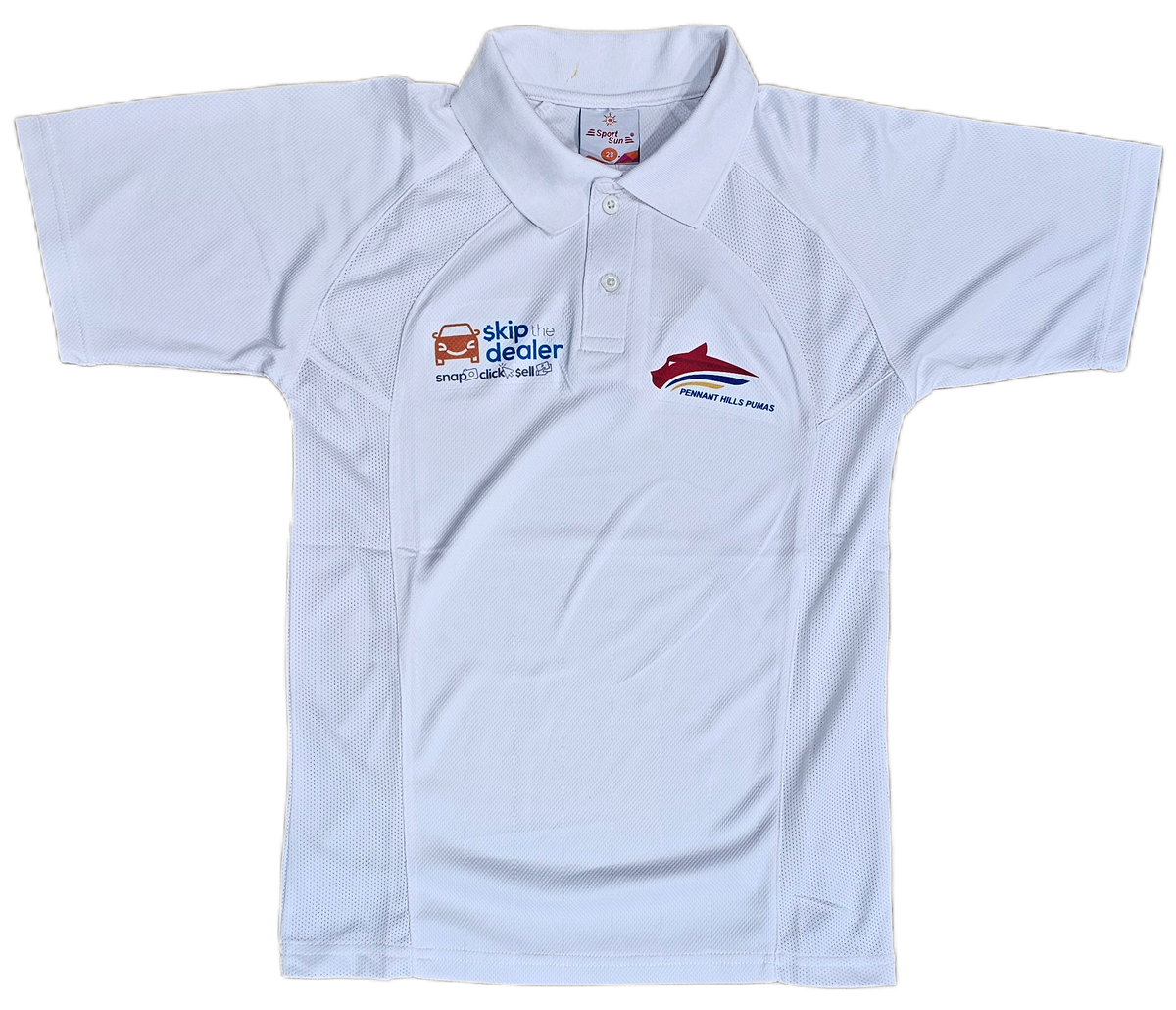 White Junior Playing Shirts