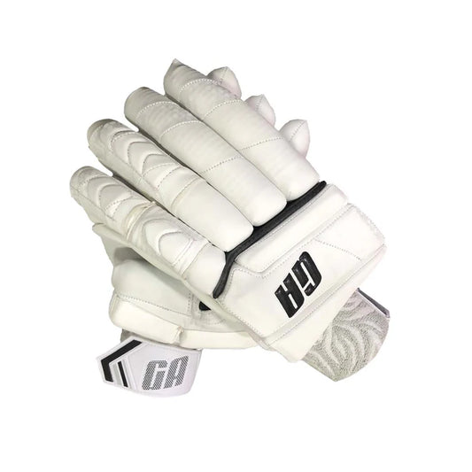 GA Savage White Cricket Batting Gloves