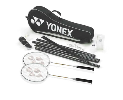 Yonex 2 Player Badminton Set (2 Racquets, 2 Shuttles, Net, Posts)