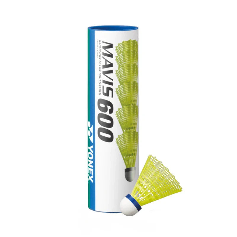 Yonex Mavis 600 Nylon Suttles Medium Speed Yellow