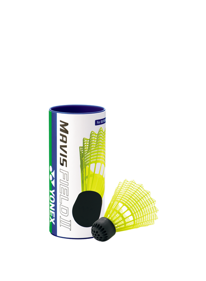 Yonex MAVIS FIELD II Nylon Badminton Shuttle (Pack of 3 Shuttles)