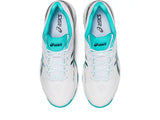 ASICS 350 Not Out White/Sea Glass Cricket Spikes (US 8, 9, 15)