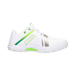 Kookaburra Pro 2.0 Cricket Rubber Shoe White/Lime 2022 (US 11.5, 12, 13, 14)