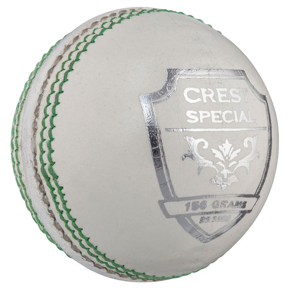 Gray Nicolls Crest 156gm White 2pc Cricket Ball