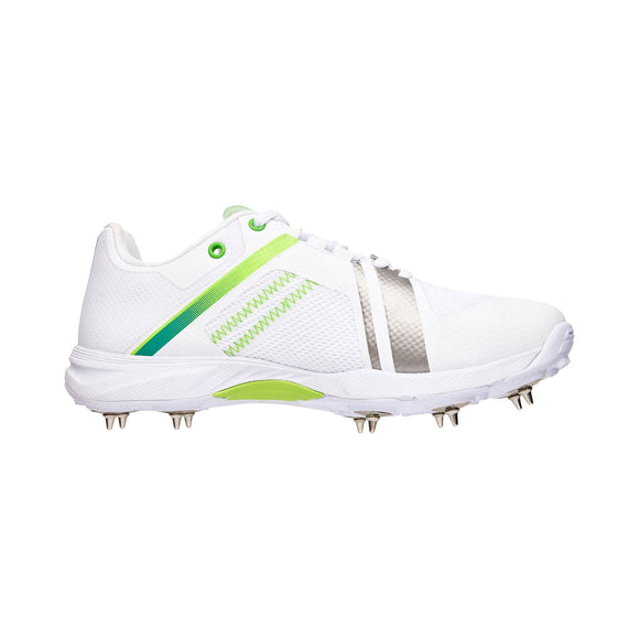 Kookaburra Pro 2.0 Cricket Spikes White/Lime (All Sizes available)