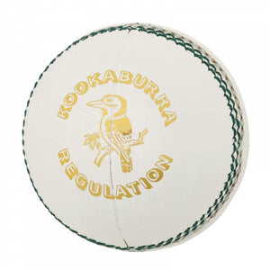 Kookaburra Regulation Reject 4 piece Cricket ball - White 156gm