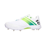 Kookaburra Pro 2.0 Cricket Spikes White/Lime (All Sizes available)